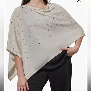 NWT Ming Wang cashmere/wool multi scarf